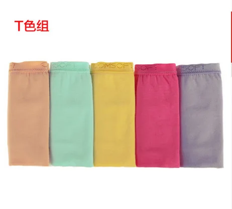 Женские хлопковые трусы, 5 шт., Cueca размера плюс, нижнее белье, трусики, нижнее белье, bragas, сексуальное Calcinha белье, трусики для женщин - Цвет: 12T