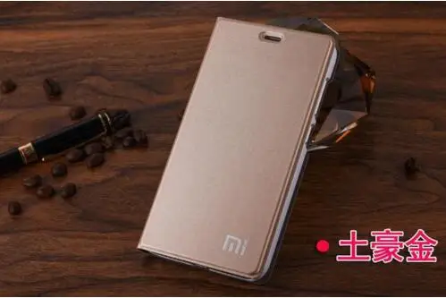 Чехол для Xiaomi Redmi 5A, роскошный тонкий стильный флип-чехол, искусственная кожа+ Поликарбонат чехол для Xiaomi Redmi 5a, защитная сумка - Цвет: Золотой