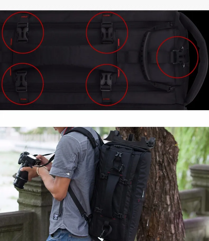 EIRMAI DSLR фото переноски плеча нейлон водонепроницаемый дождевик сумка для камеры штатива объектив мягкий чехол для Canon Nikon sony