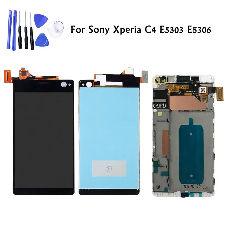 Для Sony Xperia C4 E5303 E5306 E5333 E5343 E5353 ЖК дисплей дигитайзер сенсорный экран в сборе детали