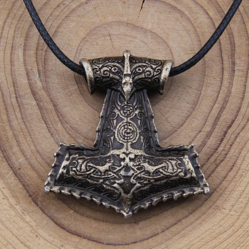 1 шт. амулет викингов кулон ожерелье Ворон Тор с подвеской топором оригинальные