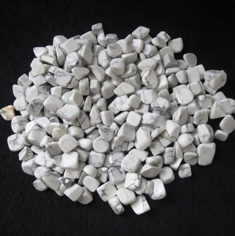Wholesael 50g Natural Stones White Turquoise Tumbled Stone Healing Feng shui Reiki Specimens | Дом и сад