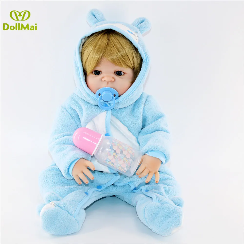 Реалистичная силиконовая кукла реборн для мальчиков 57 см|bebe boneca|doll rebornreborn baby |