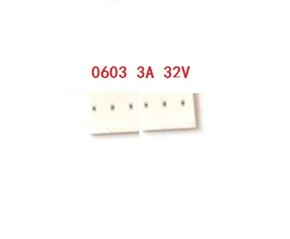 20 шт./лот предохранитель для macbook air A1466 светодиодный подсветка 3A 32 V 0603 на