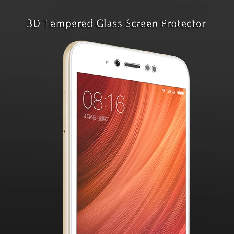 Vrurc 3D полный Экран защиты для Xiaomi Redmi 5A Примечание закаленное Стекло 4 4x Pro Note экран