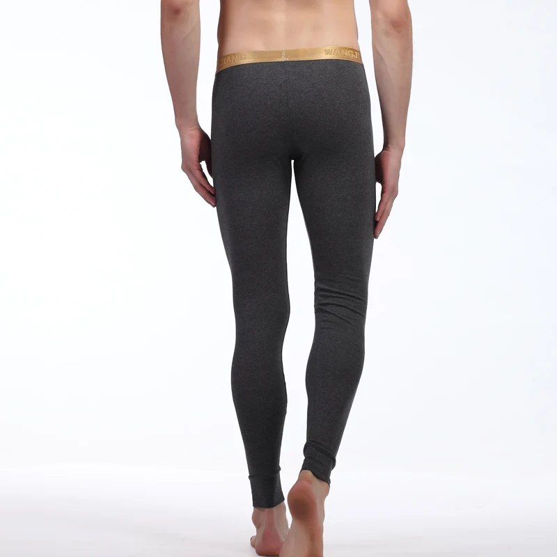 Кальсоны 2018 термобелье из мягкого хлопка Мужская брендовая одежда высокого