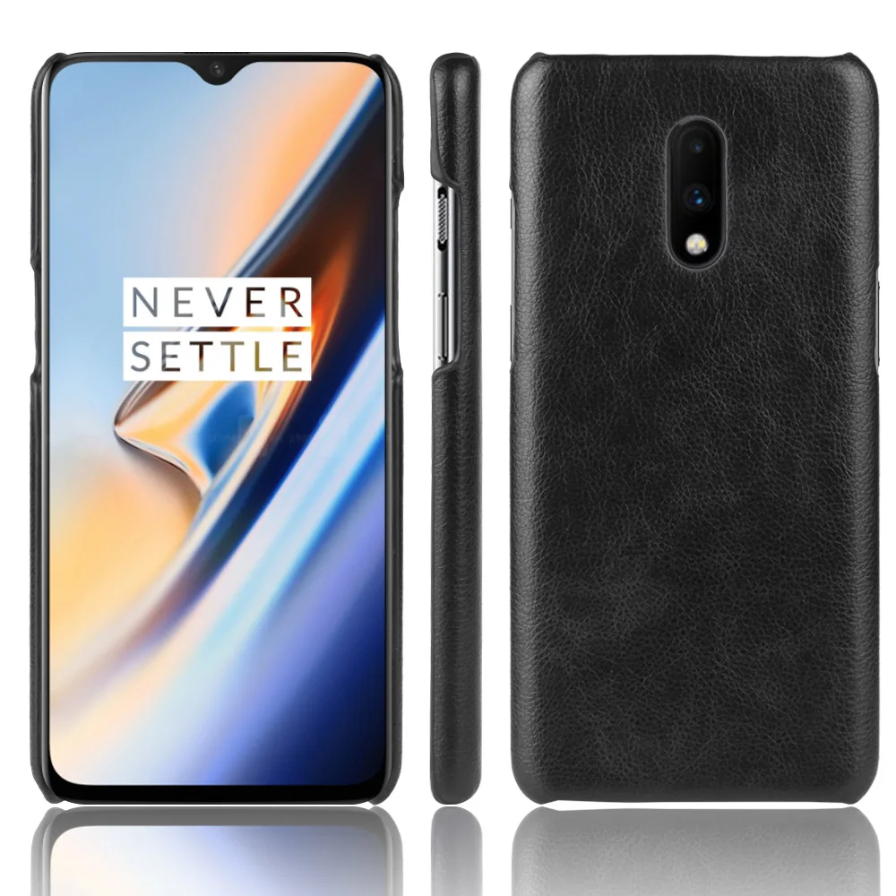 Роскошный деловой кожаный жесткий чехол для OnePlus 7 Pro 6T 6 5T One Plus |