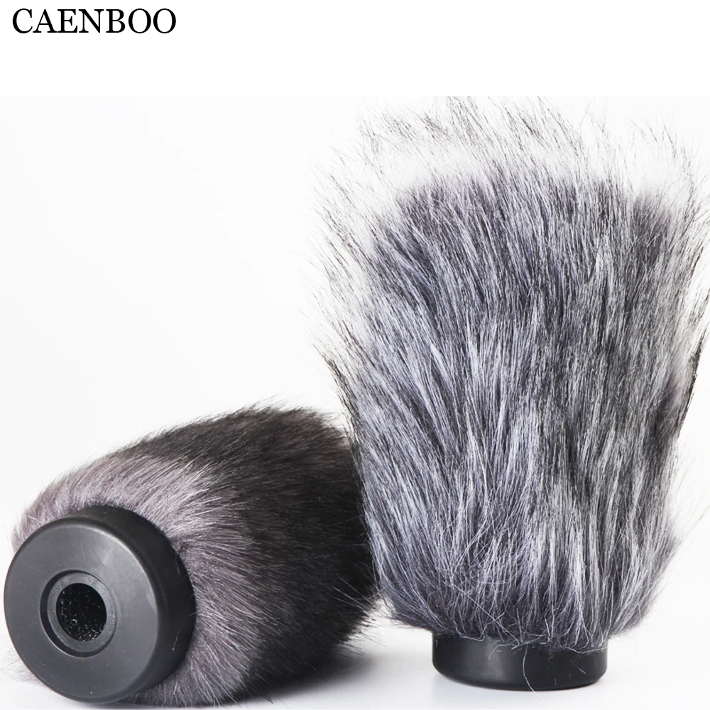 Защитный Меховой чехол на ветровое стекло CAENBOO сменный микрофон с защитой от