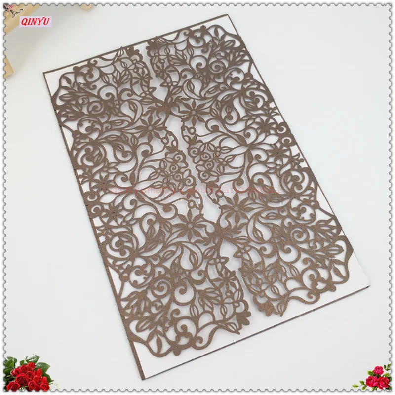 10 шт. лазерная резка свадебные пригласительные открытки приглашения на день