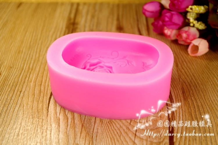 

Rose Silicone Soap mold Handmade 3D silicone mould DIY Craft molds S306