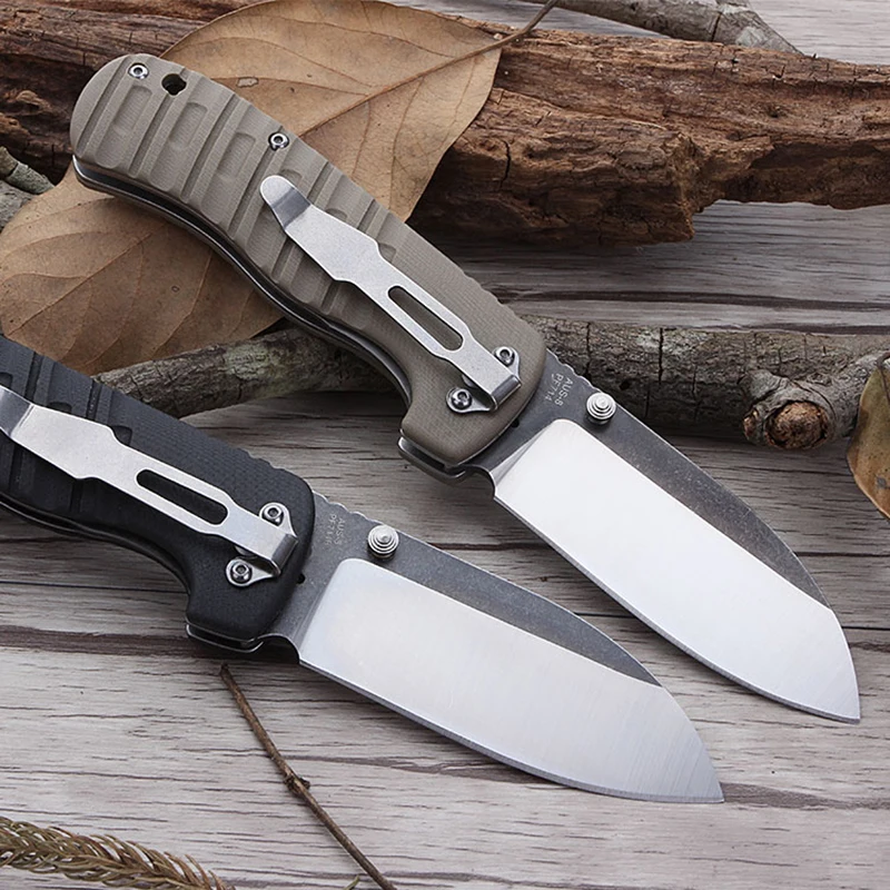 Petrified fish PF714 Походный нож 60HRC US 8 Blade несущий складной нож G10 ручкой охотничий нож карманный нож