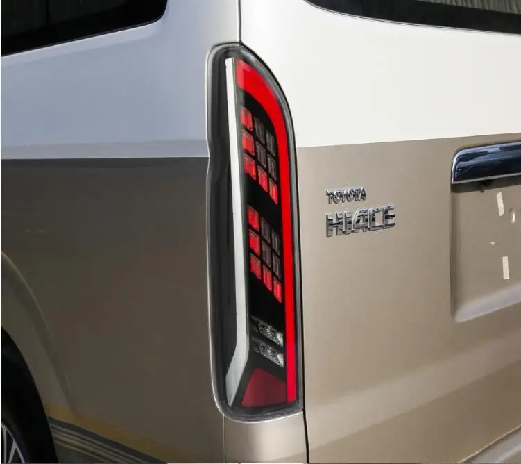 2 шт. передний бампер автомобиля taillamp для Toyota Hiace хвост светильник светодиодный 2005