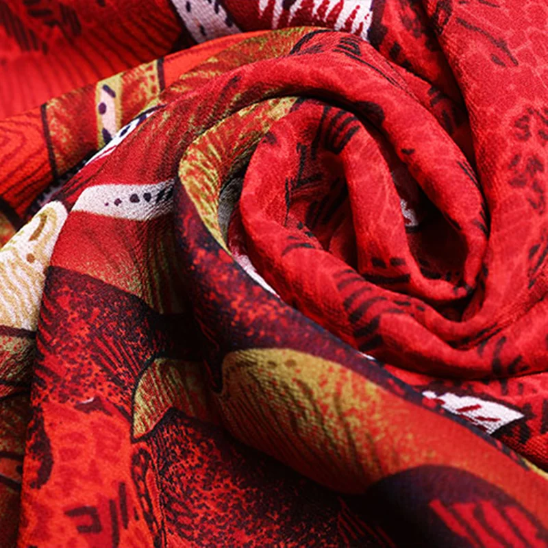 Длинное летнее платье 2018 Для женщин отложным воротником-линия красный цветочный