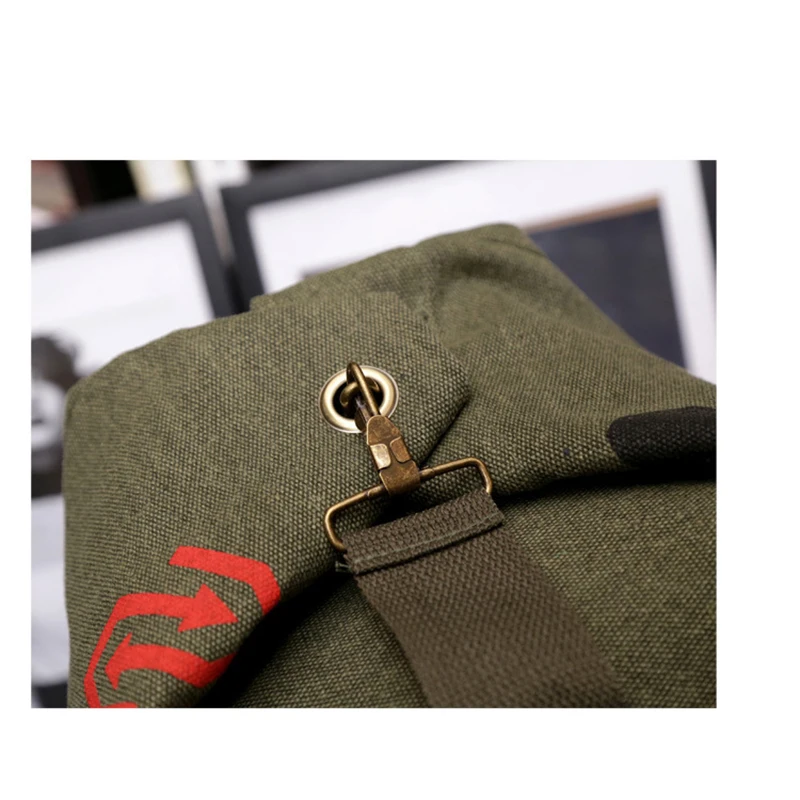 Мужской холщовый рюкзак 3 цвета 15%|military backpack|backpack designerbackpack fashion |