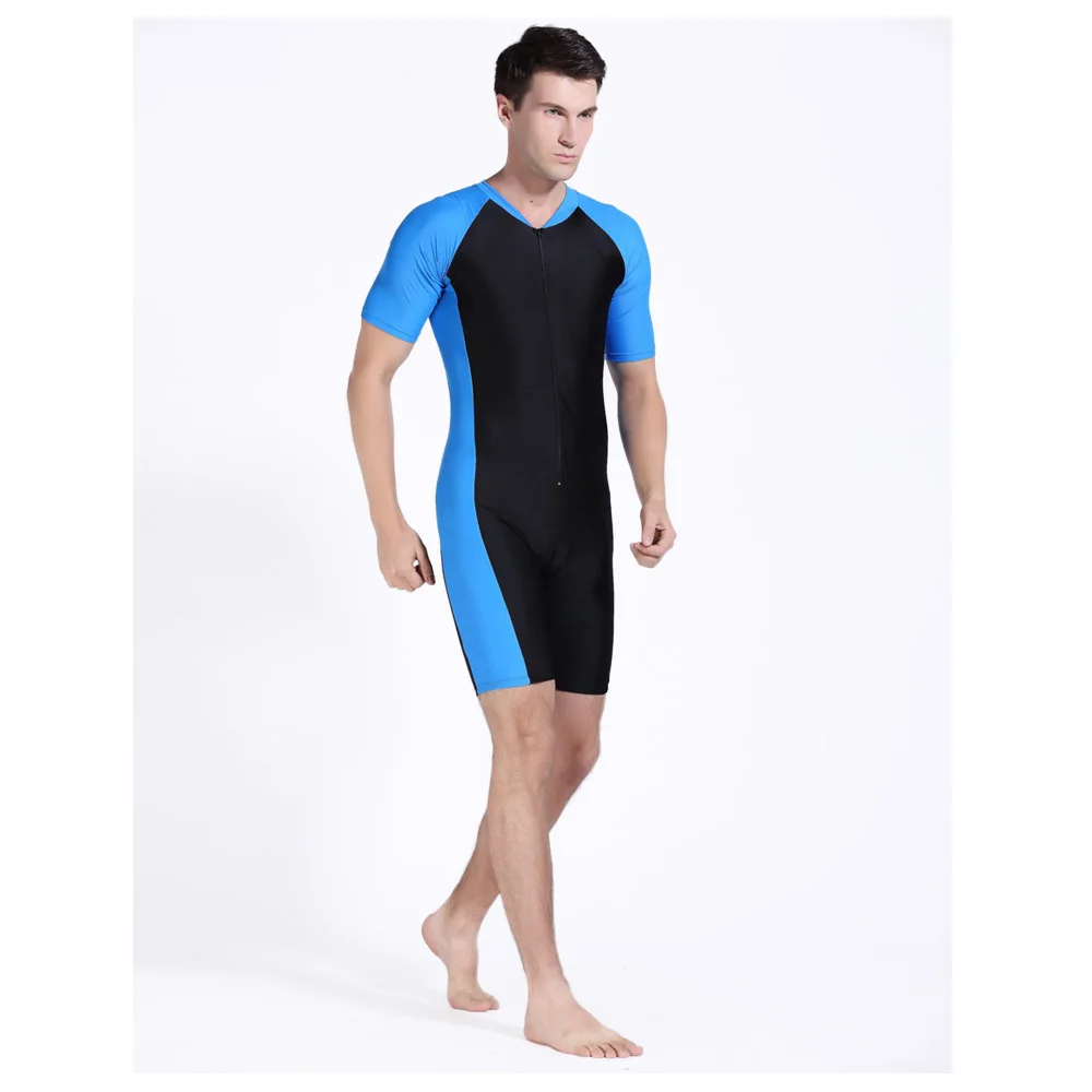 

Unisex Couple wetsuit Skin Swimwear Rashguard Surf Sleeve Short Diving Suit Short Wetsuit Man Women Bathing Suit Dive Rash Guard