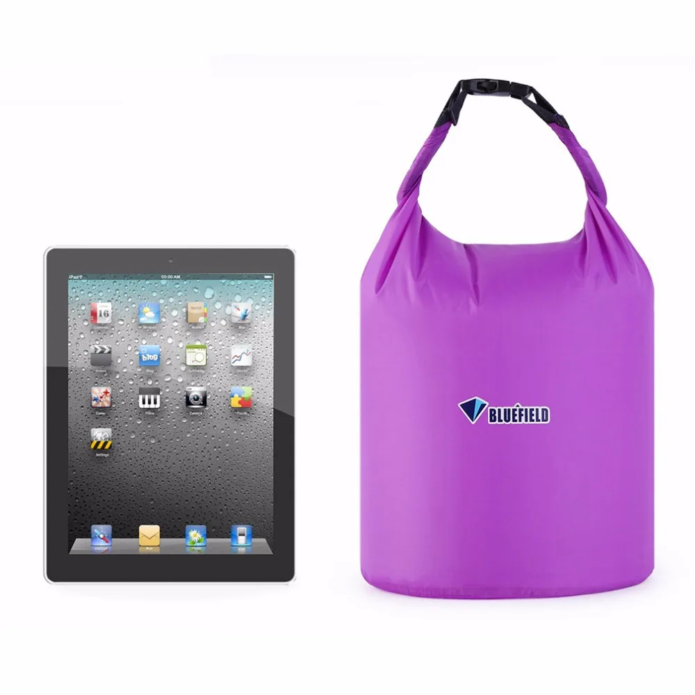 Bluefield 10L/20L открытый плавательный водонепроницаемый мешок для воды кемпинг