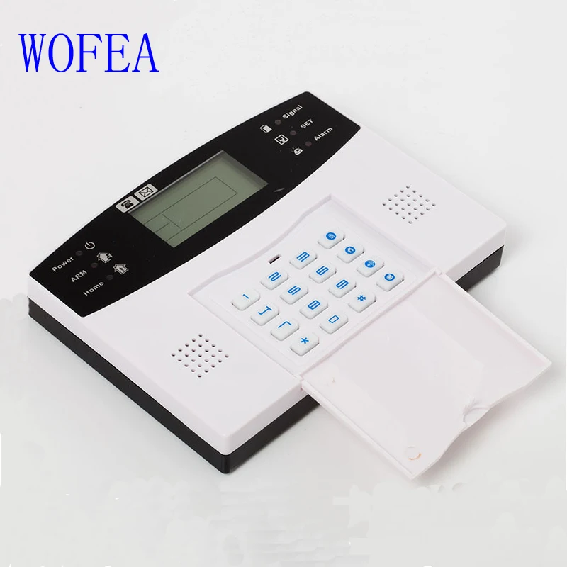 WOFEA домашняя охранная GSM сигнализация голосовые подсказки беспроводной