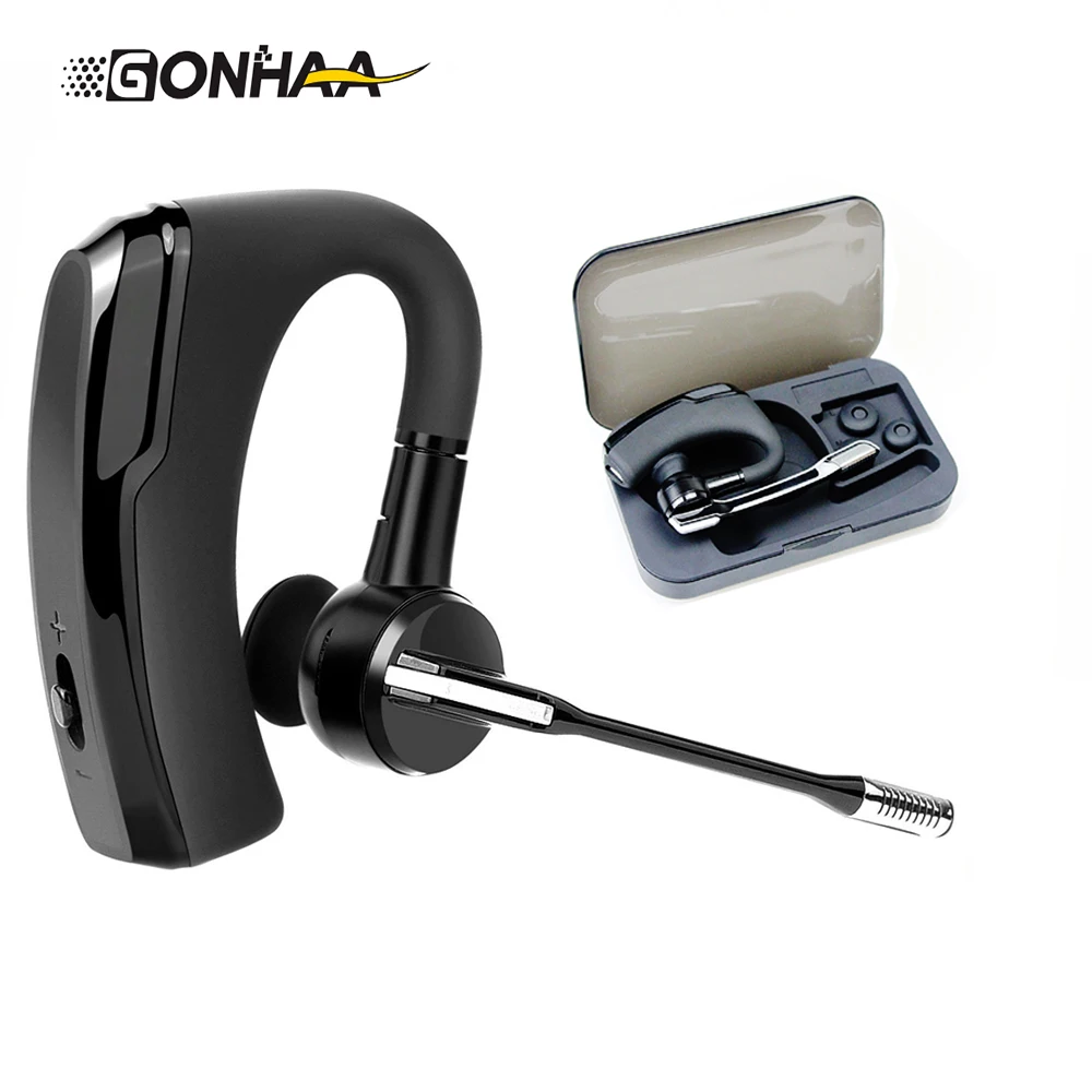 K6 Handsfree бизнес Bluetooth гарнитура портативный Bluetooth наушники подключены к MP3+ коробка для хранения