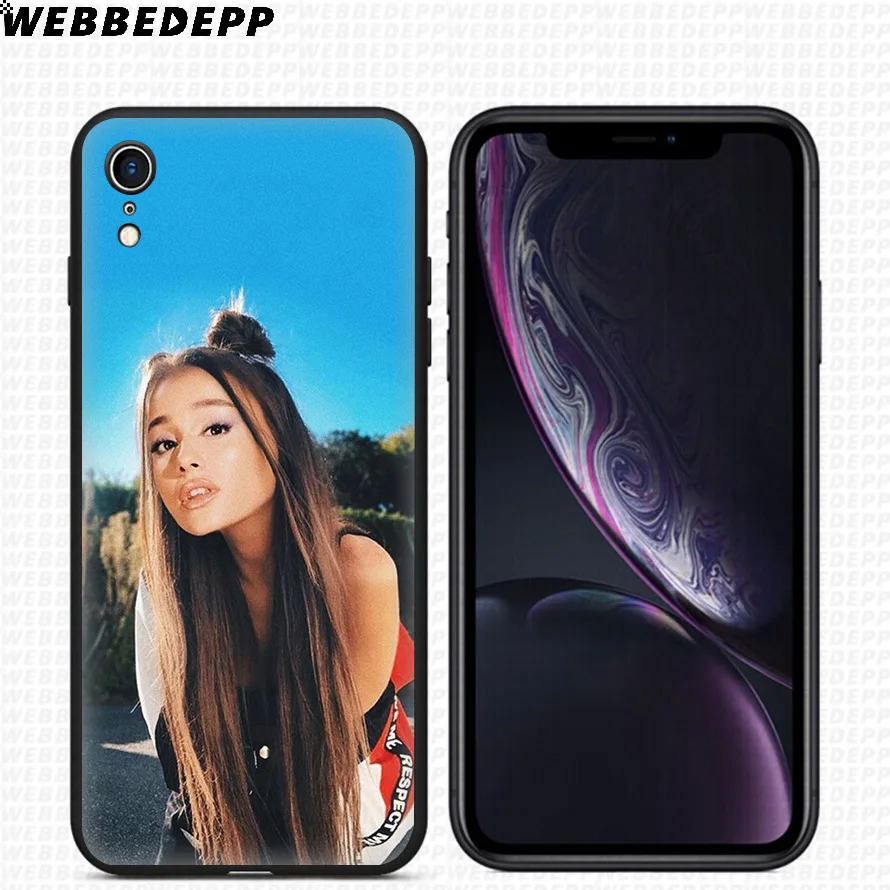 WEBBEDEPP Ariana Grande сексуальный мягкий силиконовый чехол для iPhone 11 Pro Xr Xs Max X или 10 8 7 6 6S