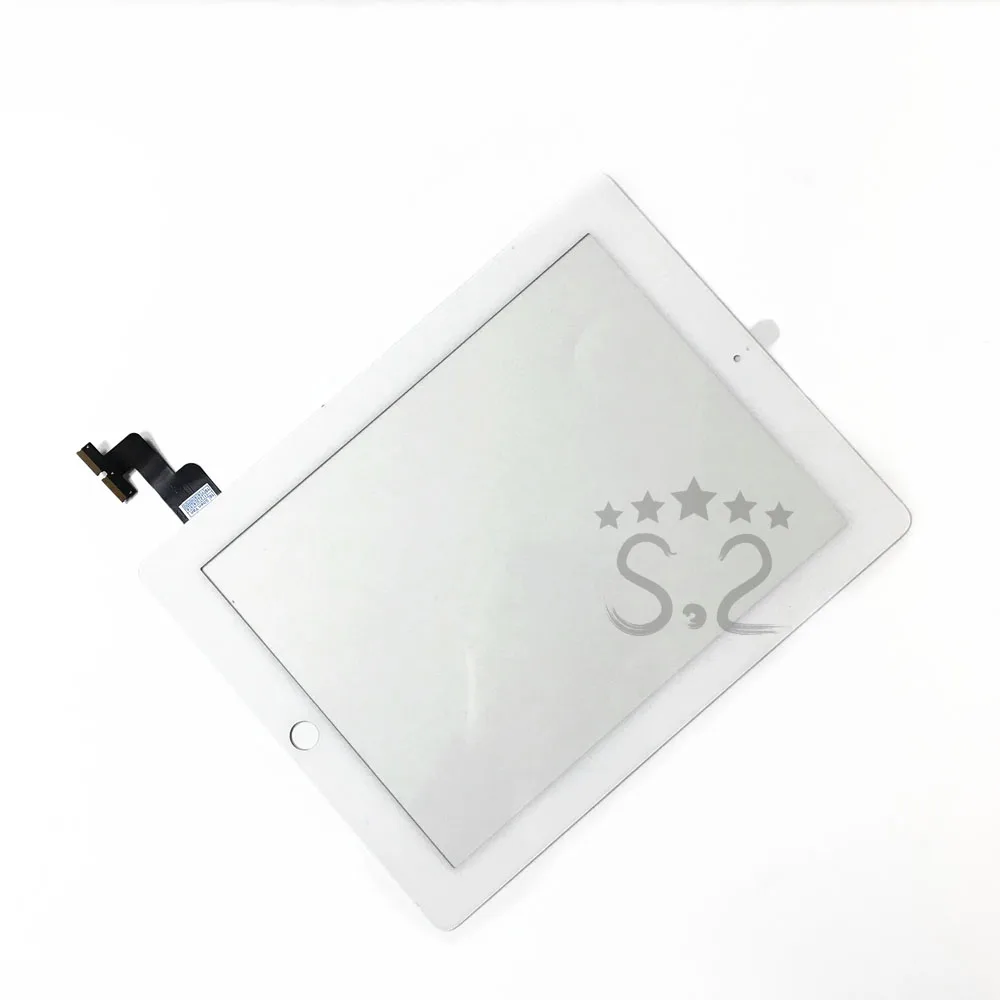 

10 шт. A1395 A1396 A1397 сенсорный экран дигитайзер для iPad 2 Сенсорное стекло планшет Сенсорная панель Замена