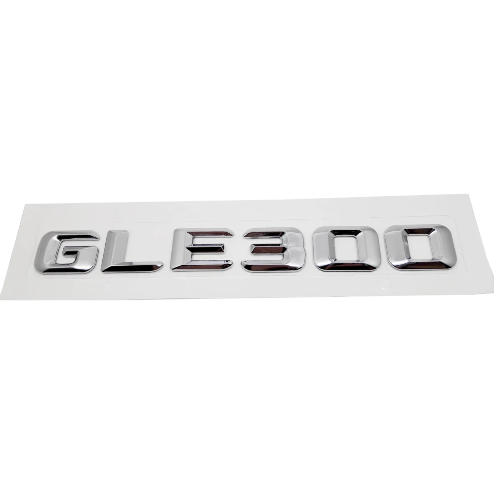 

Car Rear Trunk Emblem Badge Chrome Alphabet Letter Stickers For Mercedes Benz AMG GLE Class W292 GLE43 GLE63 GLE300