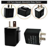 12v 2 pin led flasher adjustable frequency turn signal flasher blinker indicator relay auto parts motorcycle accessories