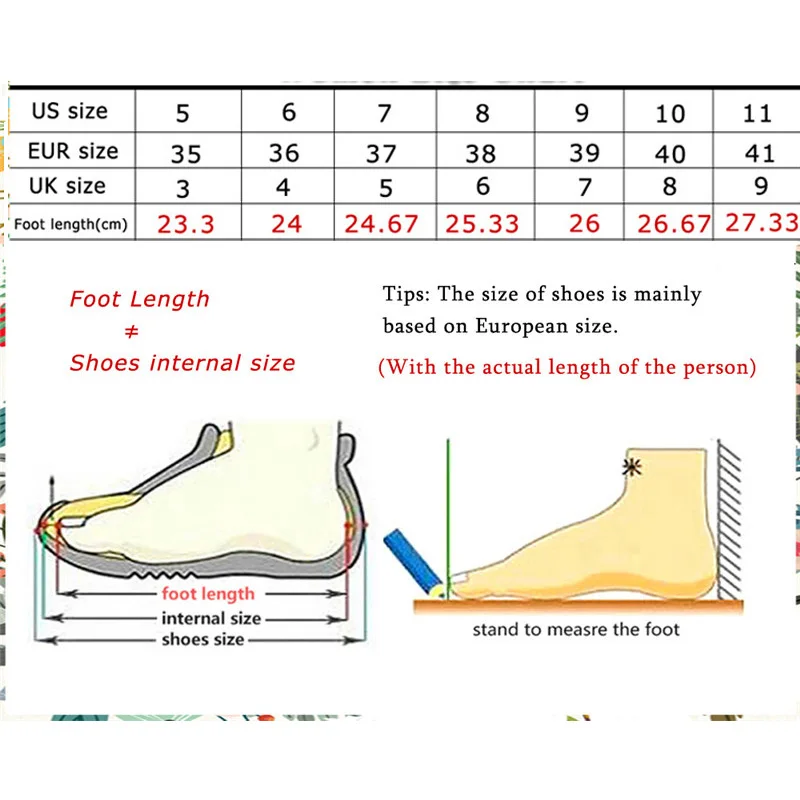 

INSTANTARTS Fashion Women Low Style Platform Shoes Floral Printed Height Increasing Woman Shoes Breathable Casual Flat Shoes