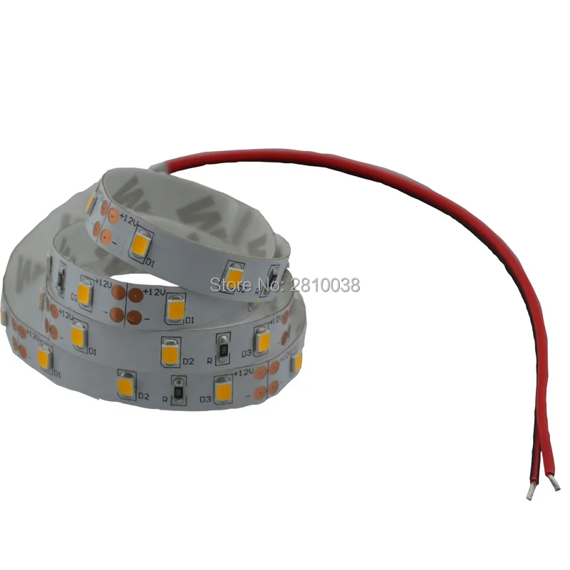 100 м/лот 10 мм ширина DC 12/24 в 2835 smd Светодиодная лента 60 светодиодов/м CRI90 12 Вт/м