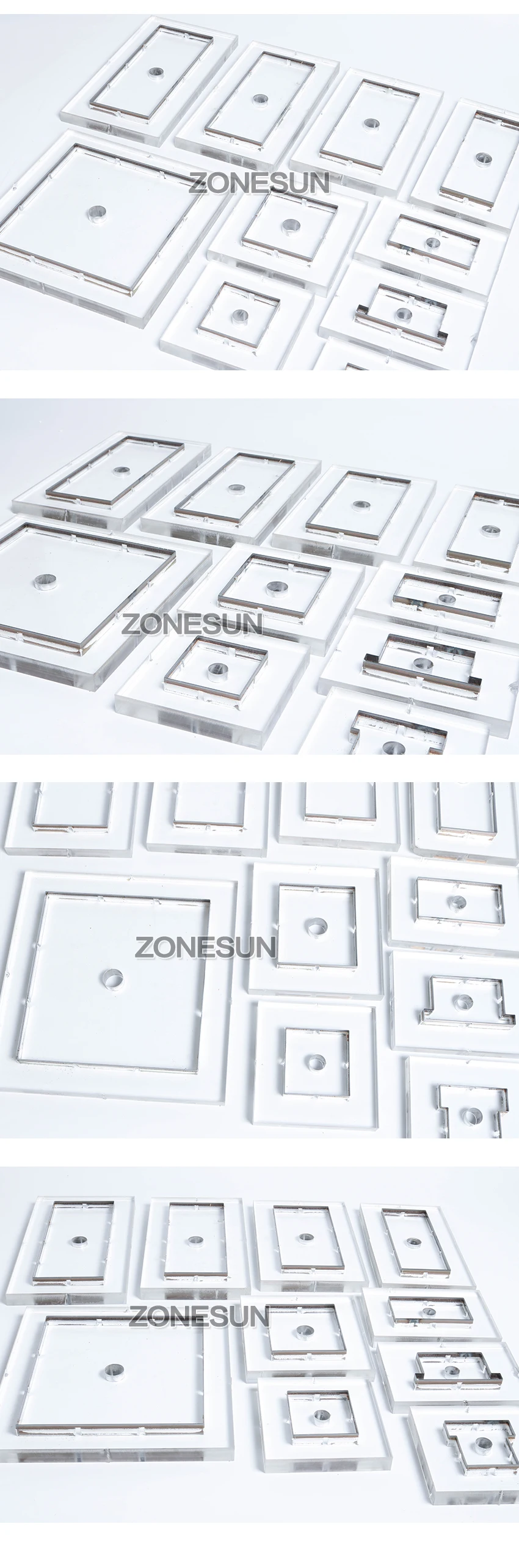 ZONESUN заказной кожаный пробойник стальное лезвие цветок свадьба ПВХ/EVA лист резак формы, DIY часы пояс бумажник бумаги резки