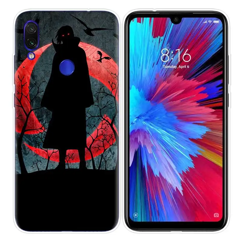 Чехол аниме Наруто для Xiao mi Red mi Note 7 8T 7S K20 8A S2 6 6A 7A 5 Pro mi Play 9T A1 A2 8 Lite Poco F1 силиконовый чехол для телефона