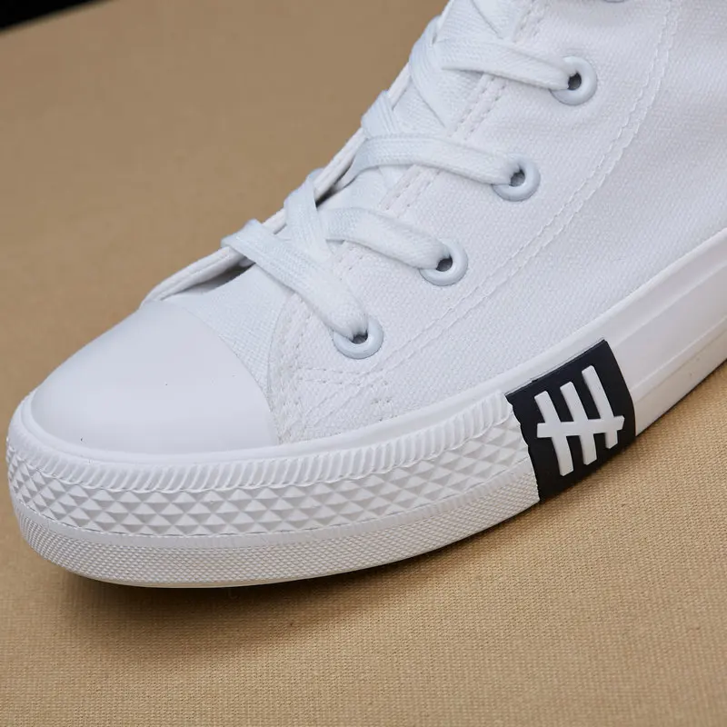 New 2018 High Quality Spring Summer Canvas Shoes Men Sneakers Top White Casual Male Brand Fashion | Обувь