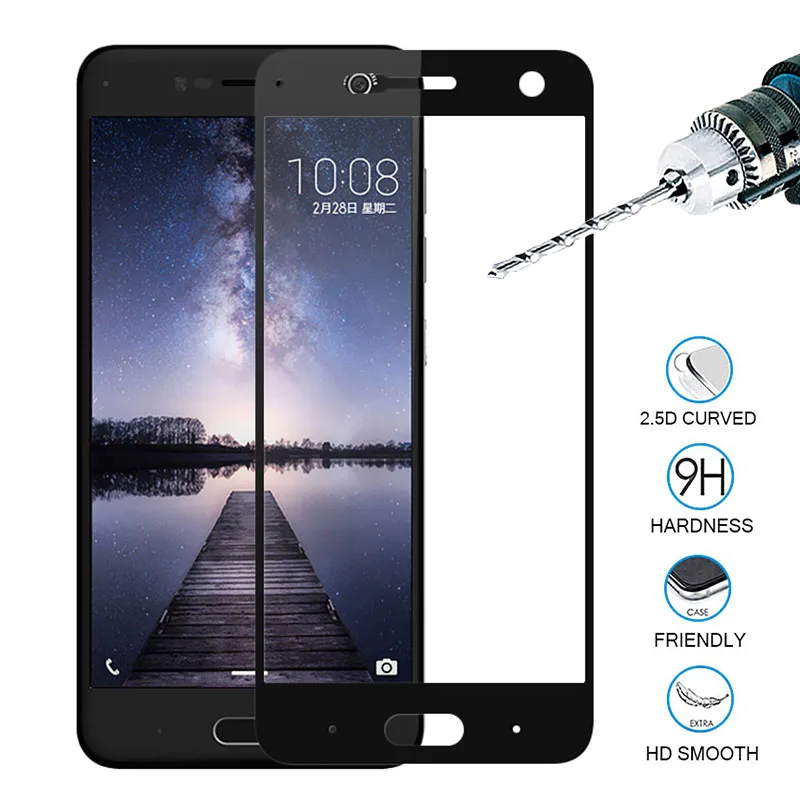 Защитное стекло для ZTE Blade V8 Axon 7 niubia z17 mini minis закаленное 9H с полным