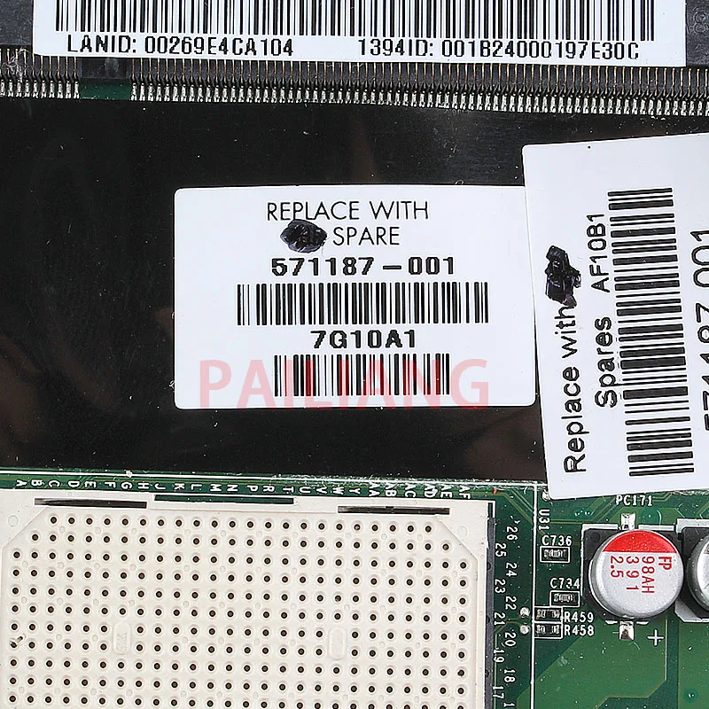 PAILIANG материнская плата для ноутбука hp DV6 DV6-2000 PC материнская плата 571187-001 571187-501 DAUT1AMB6E0 full tesed DDR3