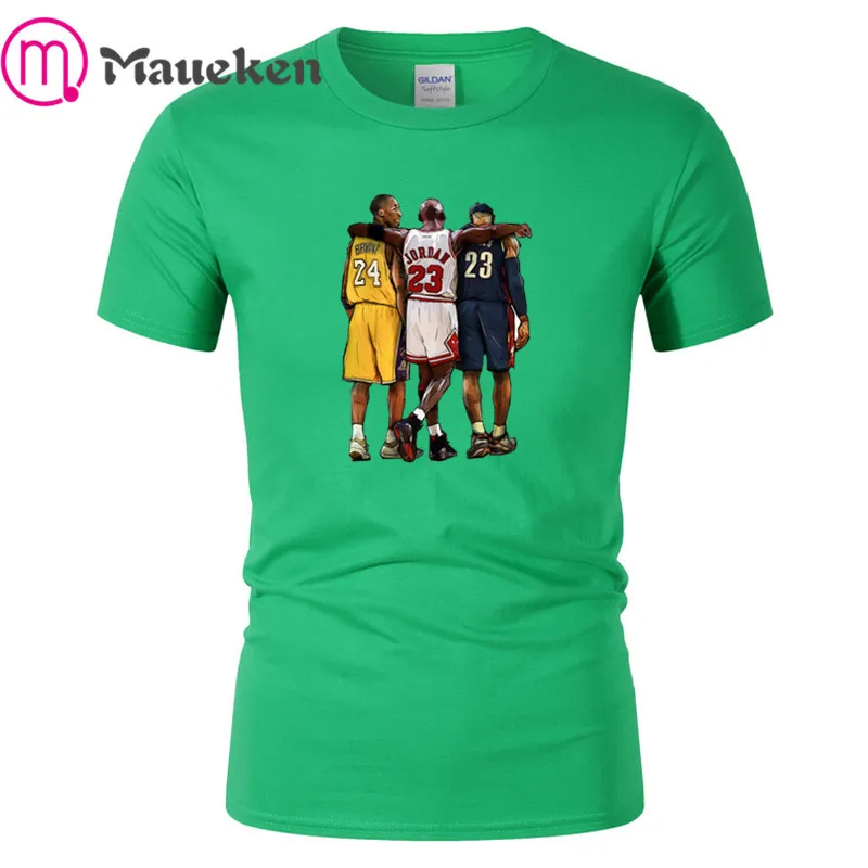 Kobe Bryant jordan lebron james Модная хлопковая забавная футболка для фанатов Подарочная футболка