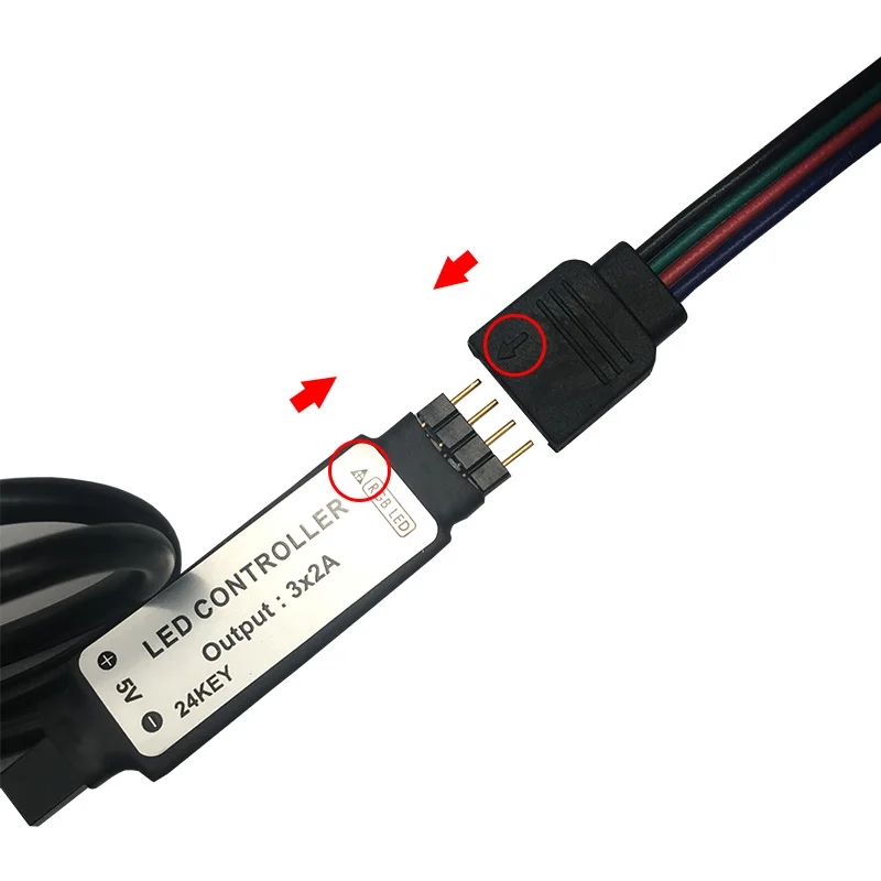 5 В/6 В постоянного тока Светодиодная лента USB RGB 3528 SMD для ТВ/ПК фоновое освещение