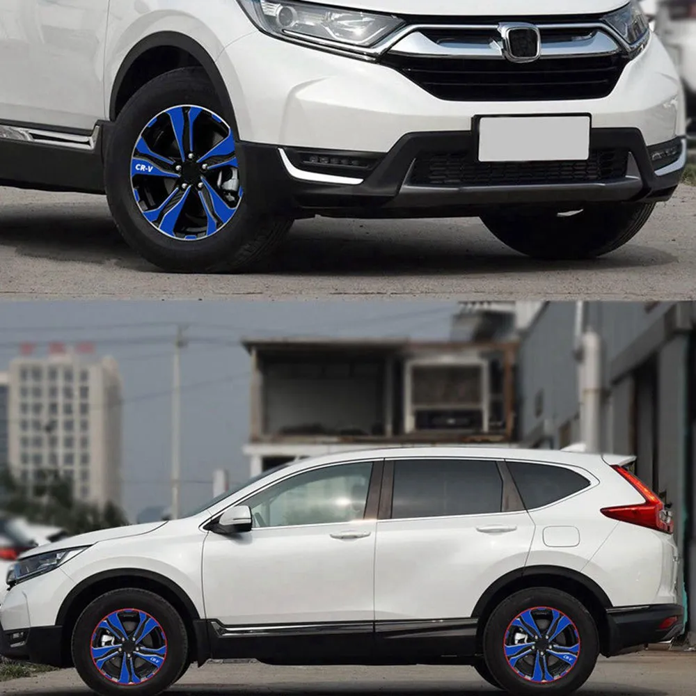 Для 2017 Honda CR V наклейки втулки на колеса автомобиля и для стайлинга обода