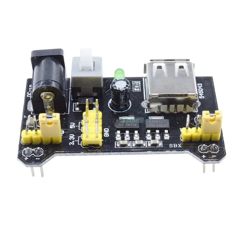Макетная плата с модулем питания 3 В 5 для совместимой безпаяльной платы Arduino