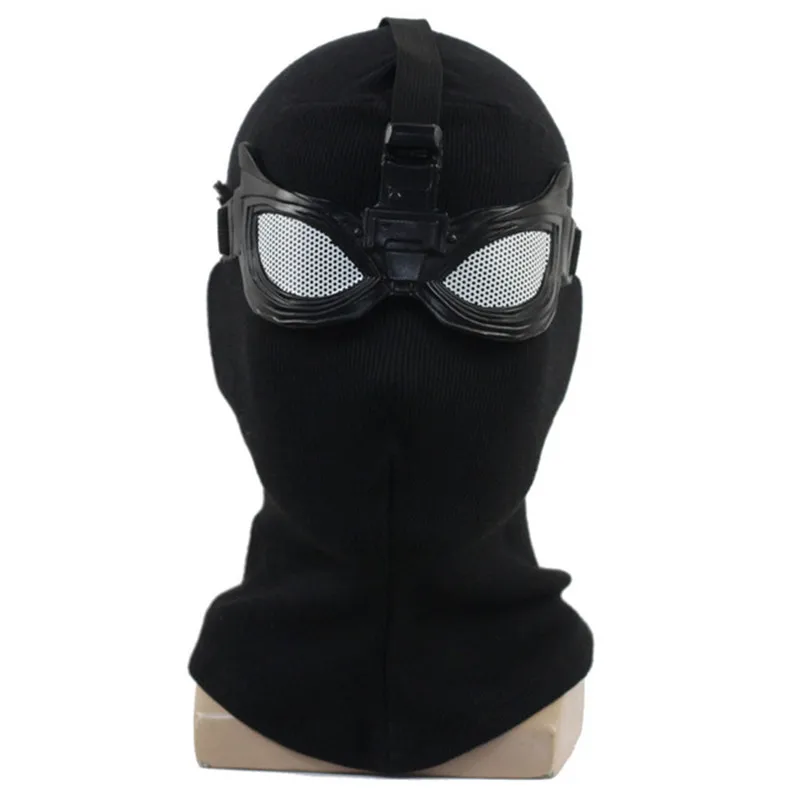 Черный Spider-Man: Far From Home Cosplay The New Night Monkey Man Mask Superhero Helmet Halloween Headgear Black Mask - Цвет: Черный