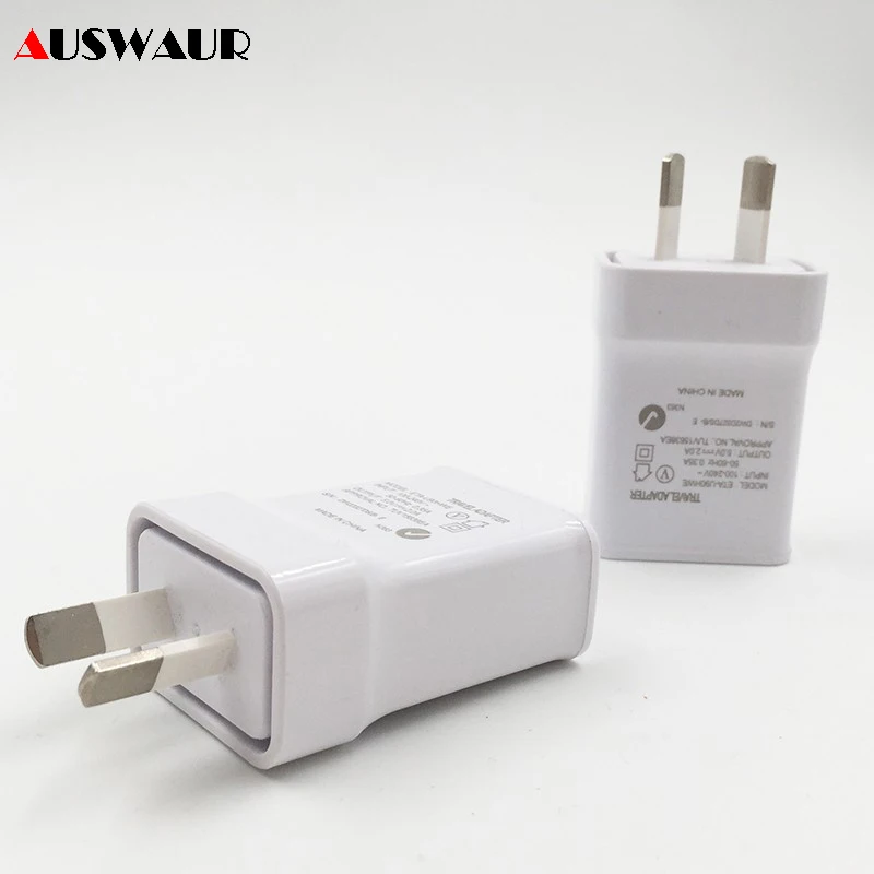 AU Plug зарядное устройство Adpater дома стены зарядное устройство путешествия переходник для зарядного устройства для samsung Австралия Новая Зеландия AU USB AC мощность зарядное устройство
