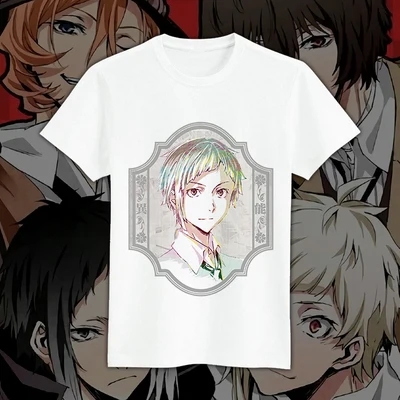 15 Новая футболка Bungou для бродячих собак Nakahara Chuuya дазай Осаму, Мужская футболка, летние футболки, топы - Цвет: 15