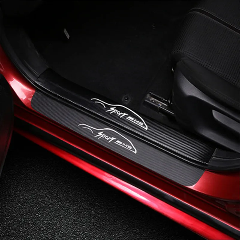 Автомобильный Стайлинг для Mazda CX-5 CX5 2-го поколения PU Накладка/порог двери порога Крышка для двери автомобиля снаружи порога