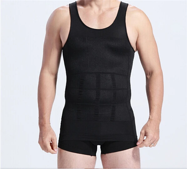 Мужской шейпер жилет для похудения живот талия нижнее белье|shirt|underwear coolmaxshirt tie grey