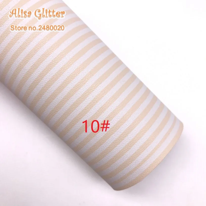 10 1 шт. A4 Размер 21X29 см, с полосатым принтом из кожи и ткани для лук DIY сумки обувь A33 - Цвет: 10