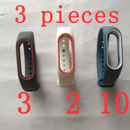 Xiaomi mi band 2 Ремешок Браслет для часов цветной двухцветный с индивидуальным силиконовым ремешком анти-потеря браслет - Цвет: Message color number
