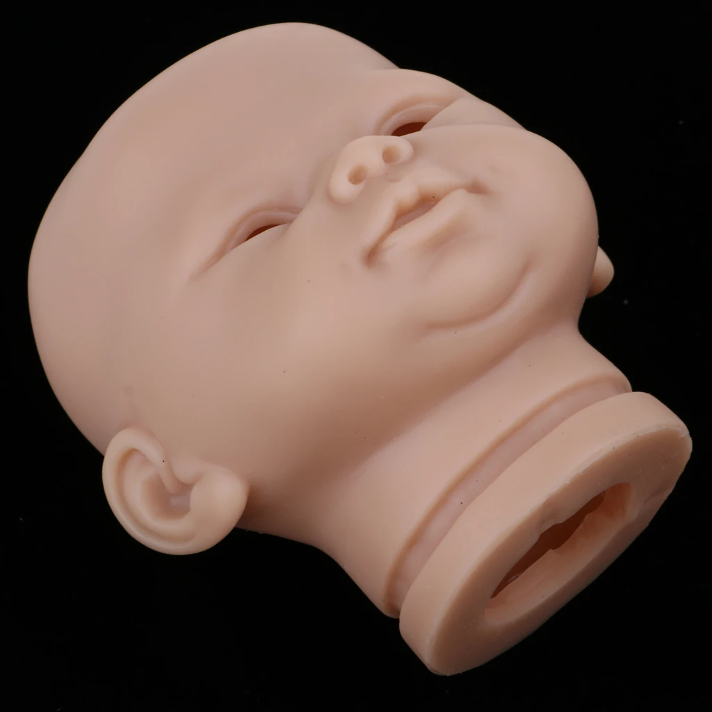 Lifelike 20inch Reborn Doll Accessory Vinyl Head Sculpt Sleeping Baby Kits DIY Making Supplies #3 | Игрушки и хобби