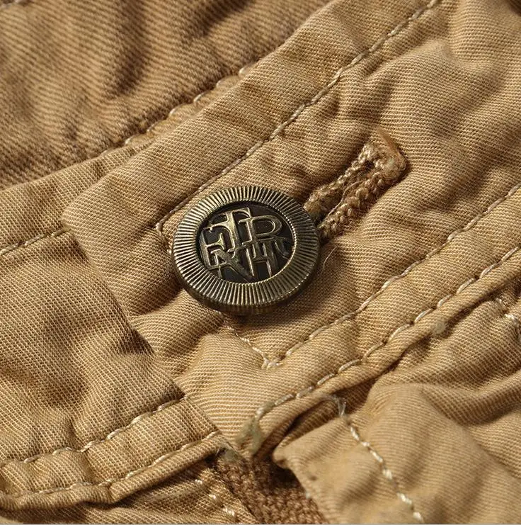 New 2021 Summer Outdoor Sport cargo Cotton Solid Color Army Military Men Straight Hiking Camping Mountain climbing Baggy Shorts | Спорт и