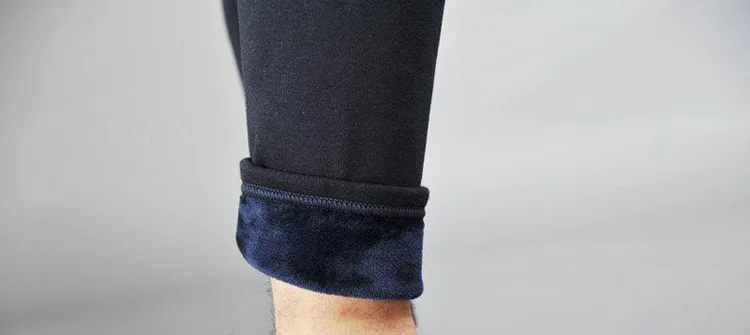 Зимние стильные оригинальные кашемировые термальные толстые бархатные мужские