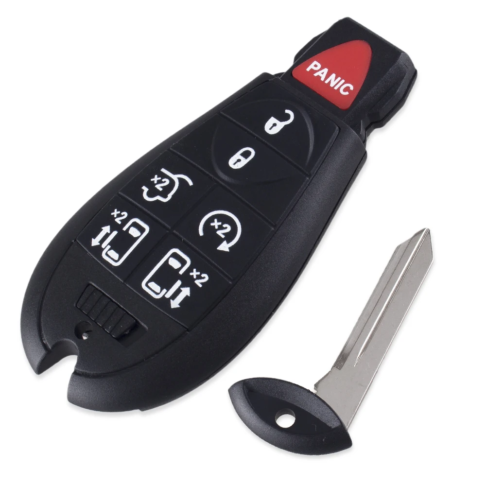 KEYYOU 7 6+ 1 кнопочный Автомобильный ключ дистанционного управления M3N5WY783X IYZ-C01C Fob 433 МГц для Dodge Caravan Chrysler Town& загородный джип