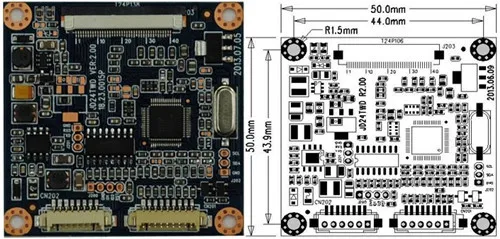 Maithoga CVBS приводная плата+ 2,4 дюймовый TFT ЖК-экран OTA5182A Привод IC 480(RGB)* 234(PAL/NTSC система