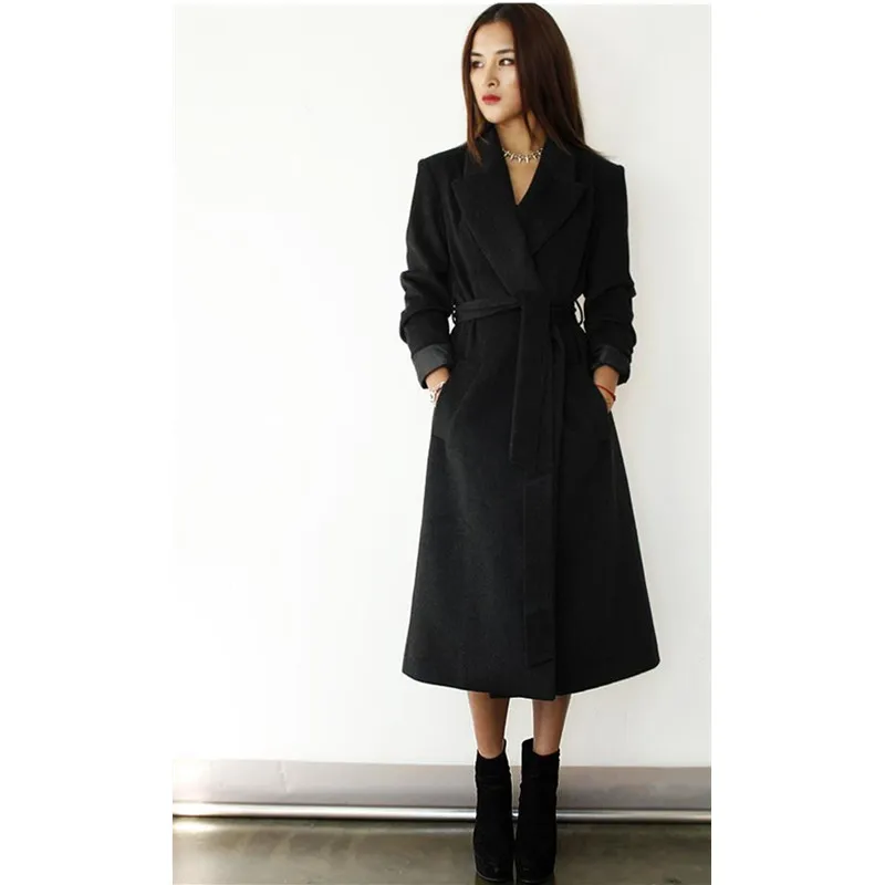 Модное Новое Женское зимнее пальто в европейском и американском стиле красное